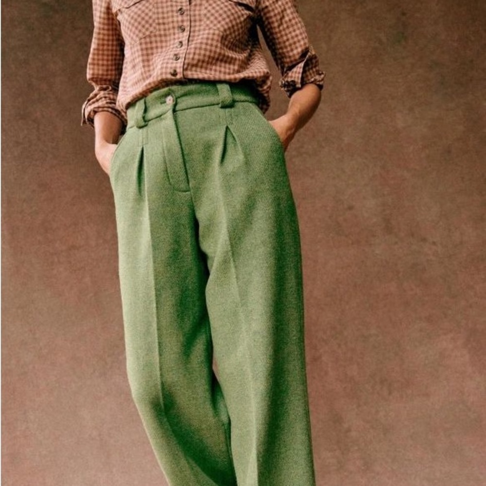 Sezane Theophile trousers petite hemmed
